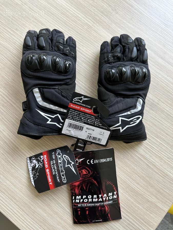 Alpinestar T-sp W drystar pirštinės naujos L dydis