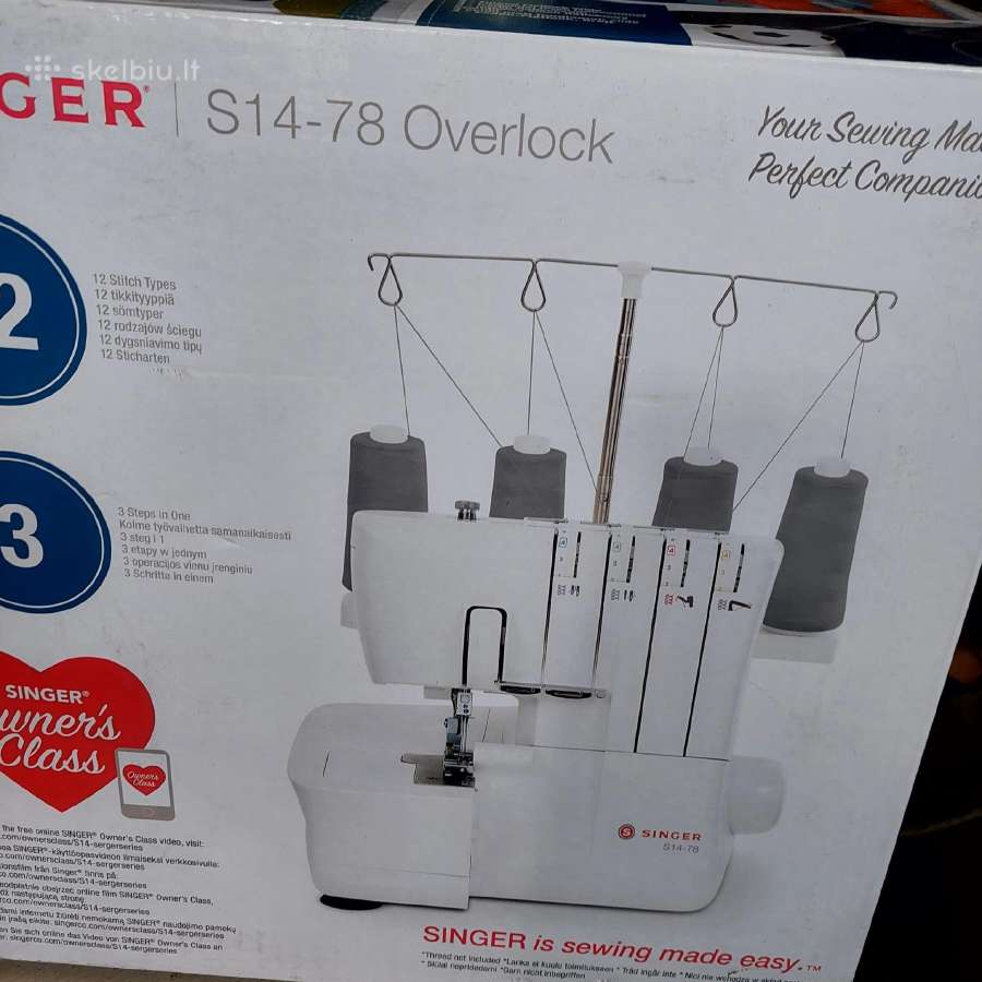 Singer overlokas