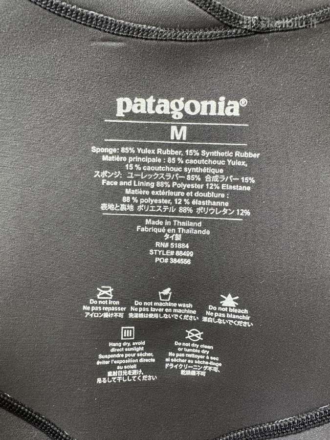 Viršutinė naro kostiumo Patagonia R1 Lite Yulex M - nuotraukos Nr. 3