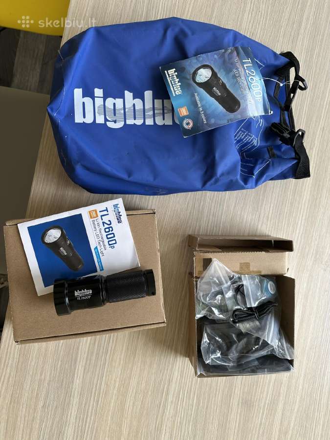 Bigblue Tl2600p povandeninis prožektorius naujas