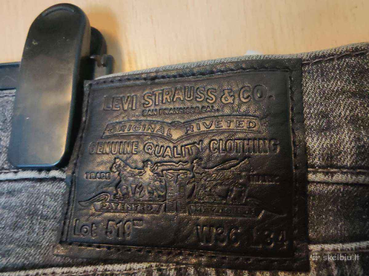 Parduodamos nauji Levi's Premium 519 džinsai - nuotraukos Nr. 5