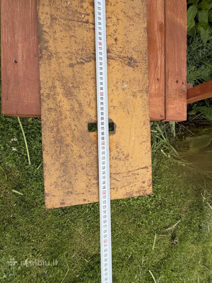 Greiderio peilis Es standarto 1220x220x14 4 skylių