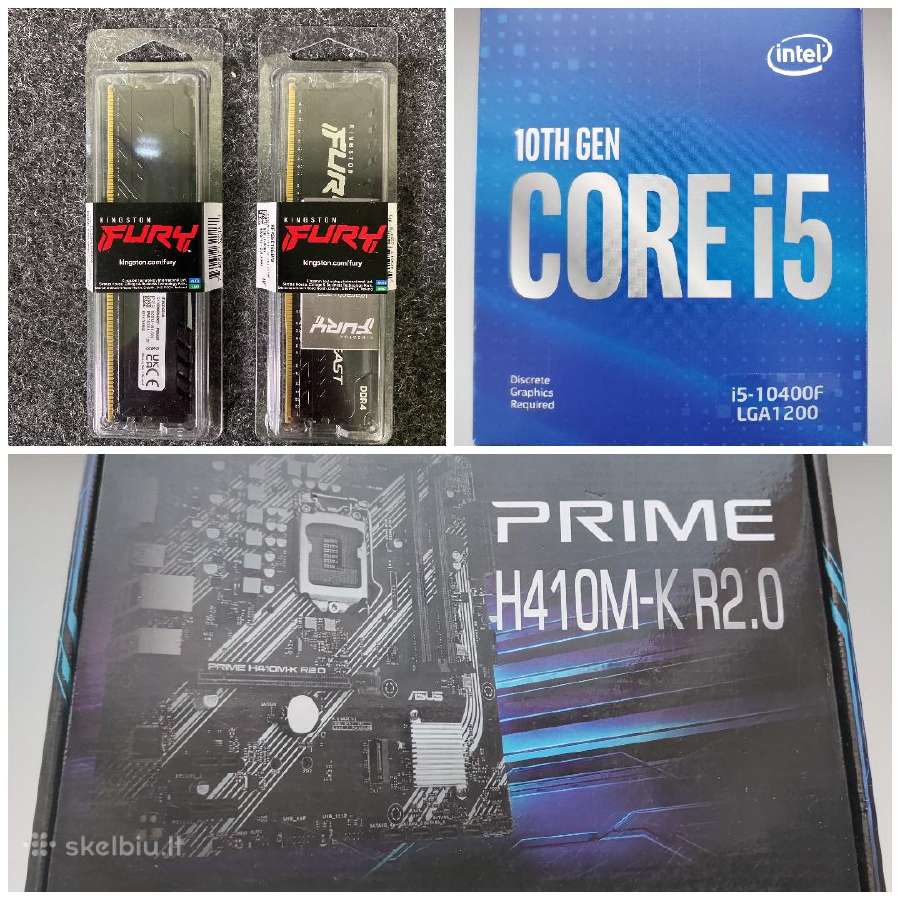 10400f+h410+16gb RAM