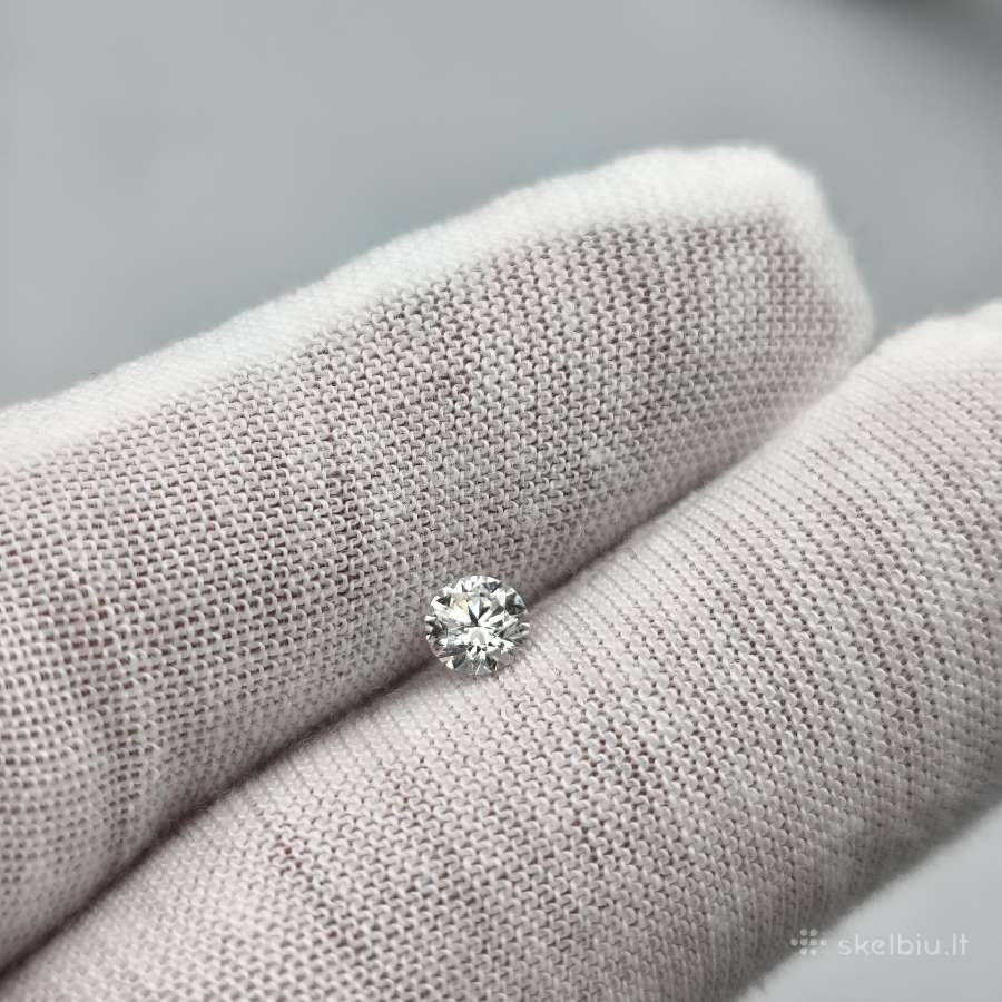0.43 ct Natūralus Deimantas F / If - nuotraukos Nr. 5