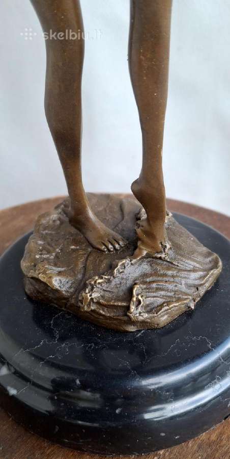 Bronzinė figūra Weiblicher Akt 30cm - nuotraukos Nr. 7