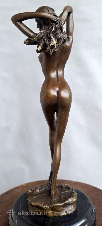 Bronzinė figūra Weiblicher Akt 30cm - nuotraukos Nr. 10