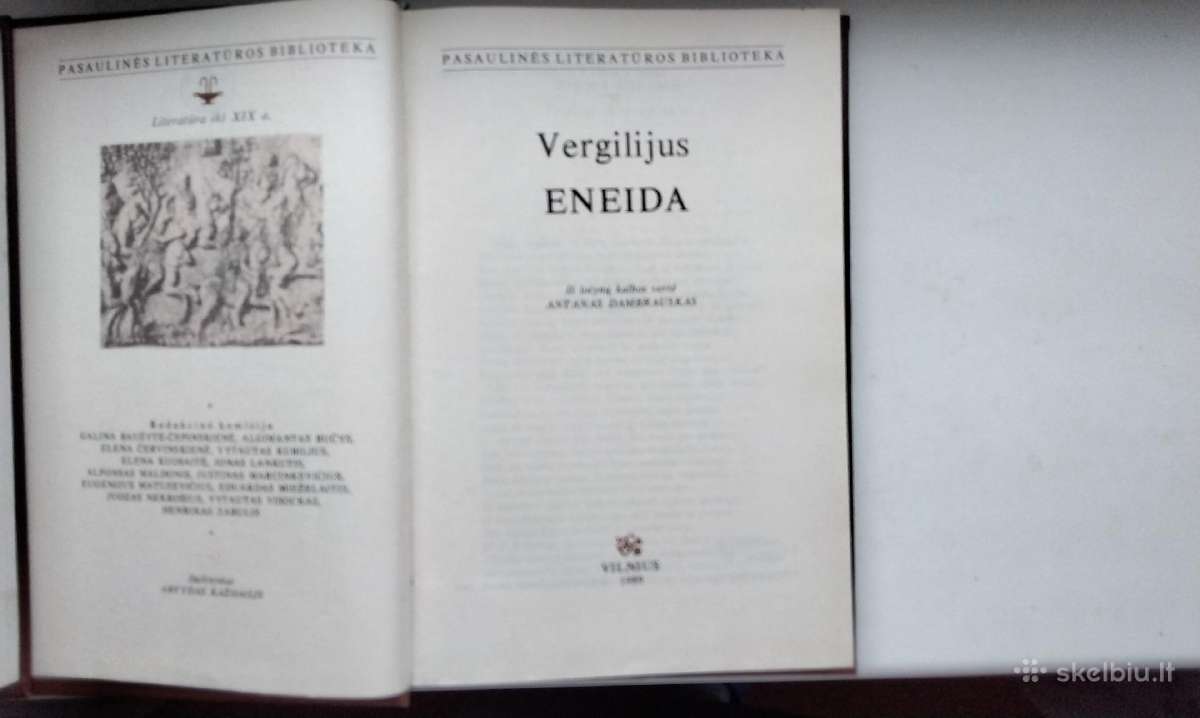 Vergilijus. Eneida. 1989 m. leid.