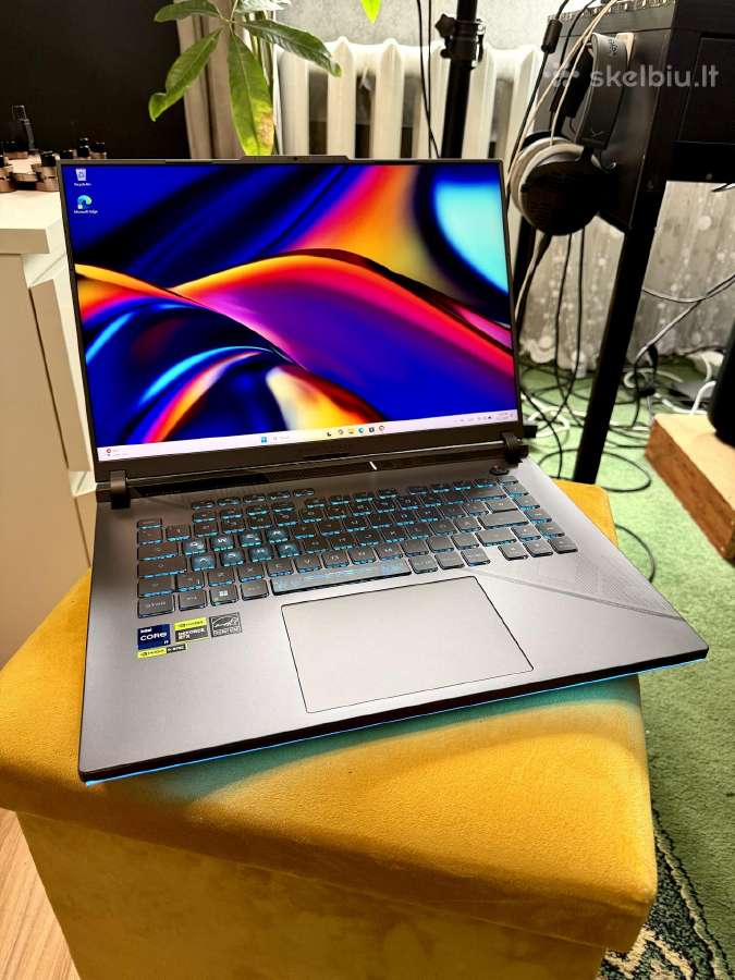 Galingas Asus Rog Strix G16 žaidimų kompiuteris