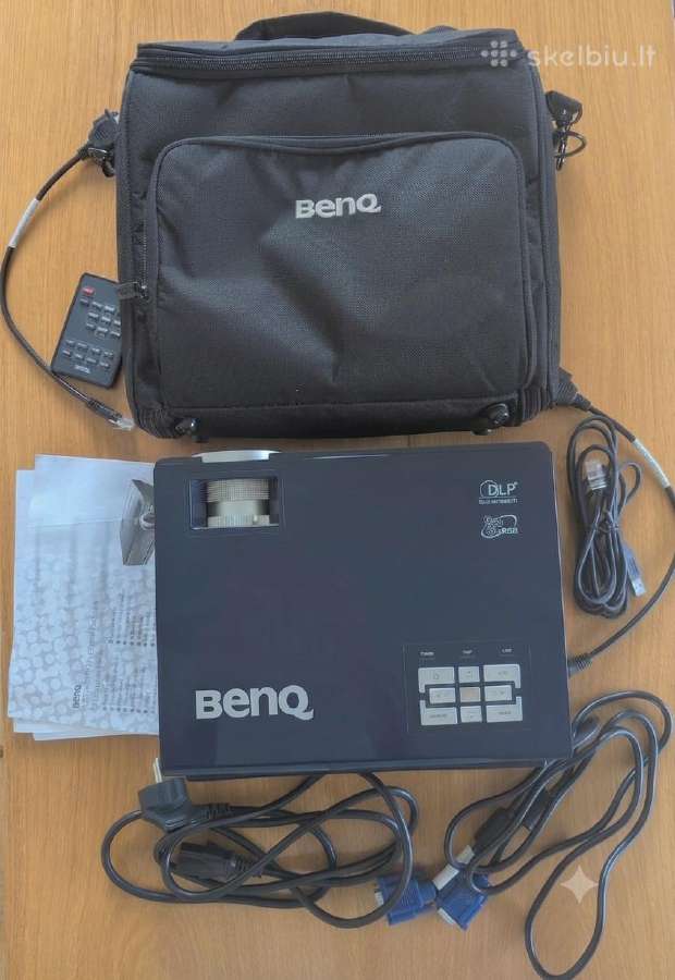 Benq Mp721 komplektas (Beveik nauja lempa 15h)