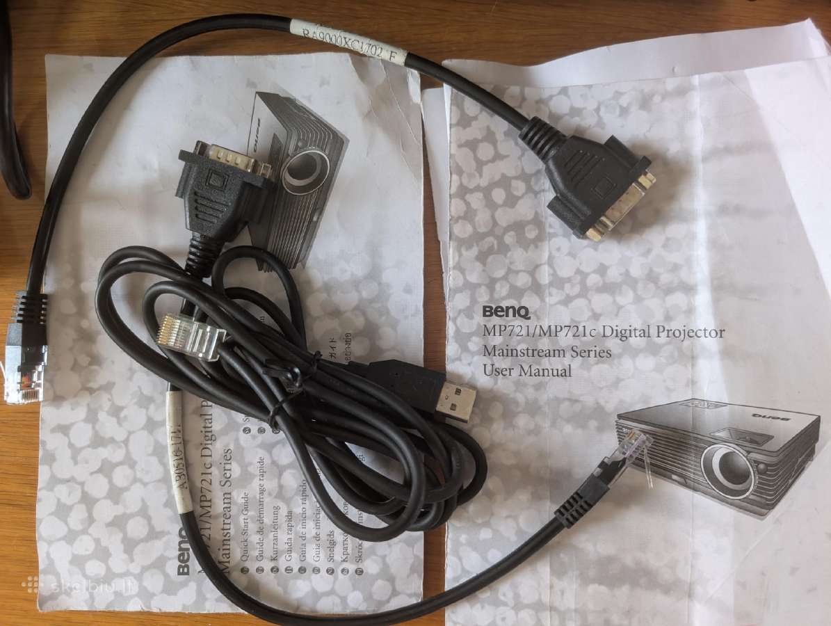Projektorius Benq Mp721 (Lempa 16h) - nuotraukos Nr. 4