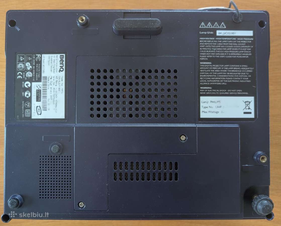 Projektorius Benq Mp721 (Lempa 16h) - nuotraukos Nr. 7