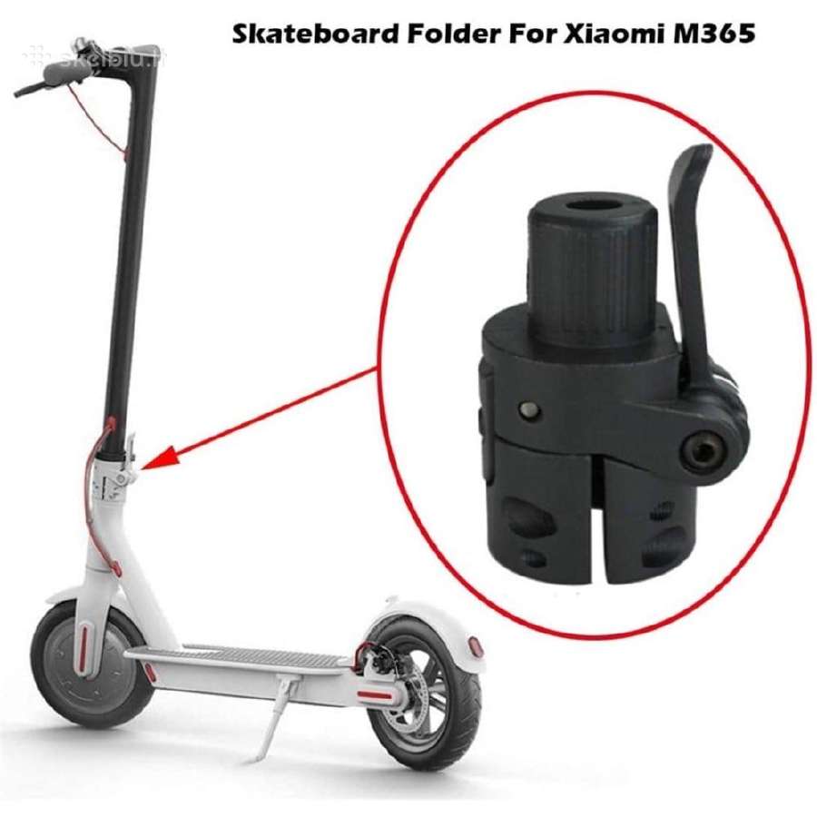 Paspirtuko Xiaomi sulenkimo mechanizmas