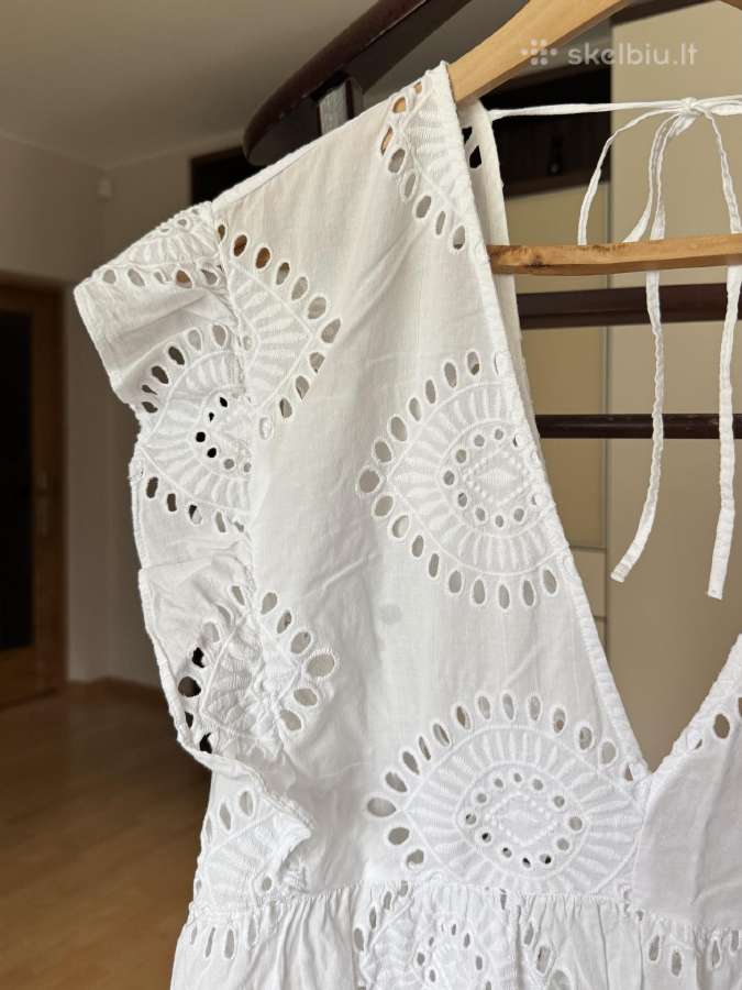 Paplūdimio balta suknelė m-XL dydis - nuotraukos Nr. 8