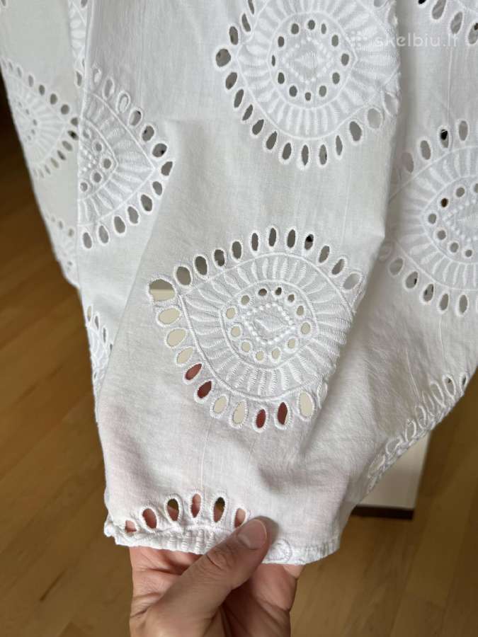 Paplūdimio balta suknelė m-XL dydis - nuotraukos Nr. 12
