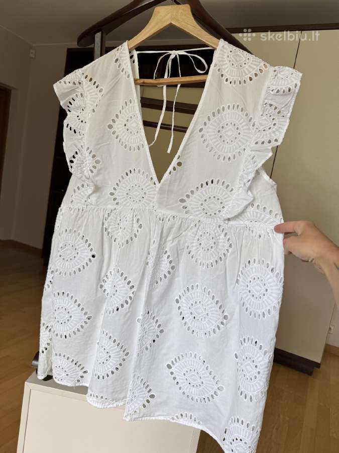 Paplūdimio balta suknelė m-XL dydis - nuotraukos Nr. 14