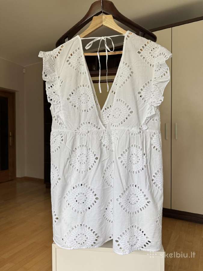 Paplūdimio balta suknelė m-XL dydis - nuotraukos Nr. 18