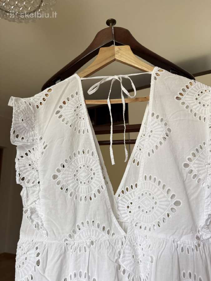 Paplūdimio balta suknelė m-XL dydis - nuotraukos Nr. 19