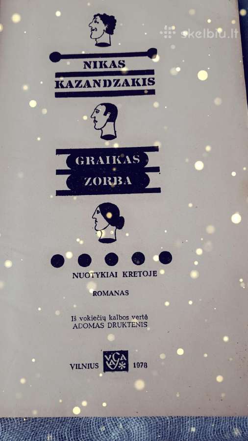 Grafas Zorba knyga - nuotraukos Nr. 2