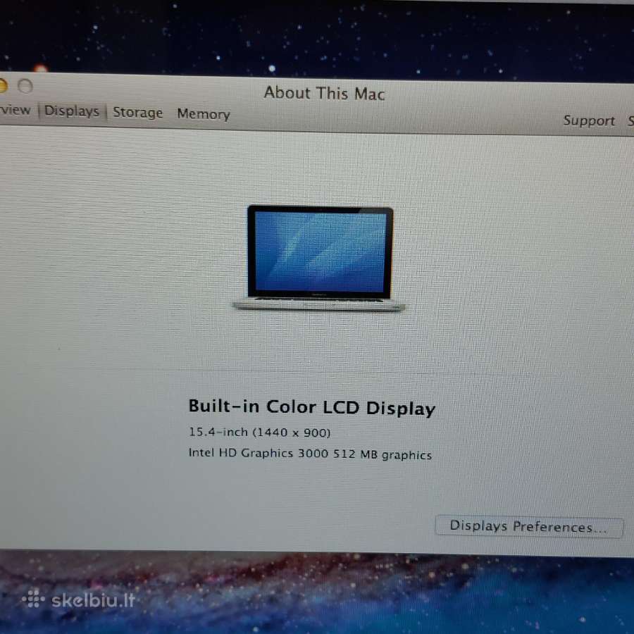 Apple MacBook pro 15,4 inch - nuotraukos Nr. 8