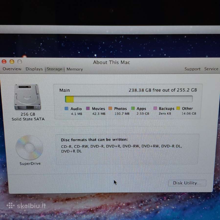 Apple MacBook pro 15,4 inch - nuotraukos Nr. 9
