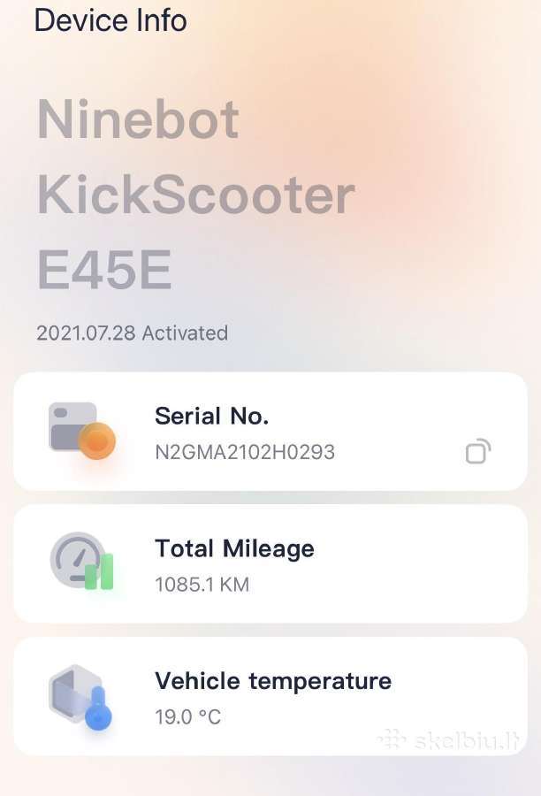 Segway Ninebot Kickscooter E45e paspirtukas - nuotraukos Nr. 4