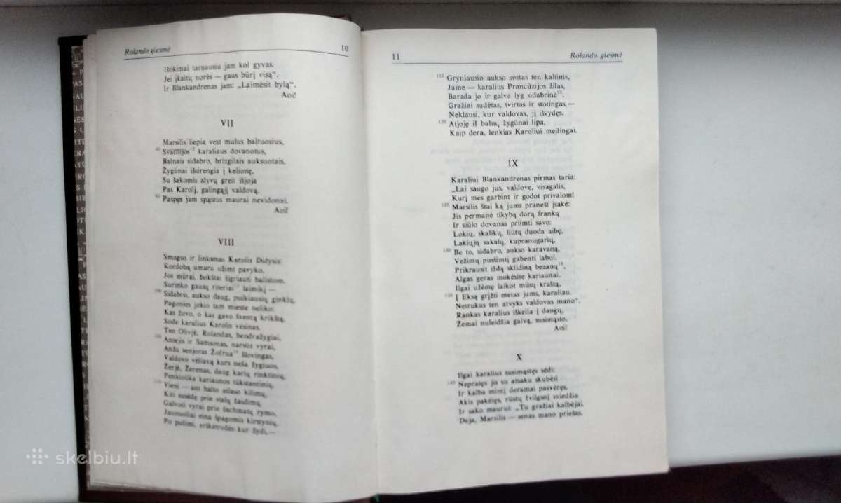 Rolando giesmė. Nibelungų giesmė. 1988 m. leid. - nuotraukos Nr. 4