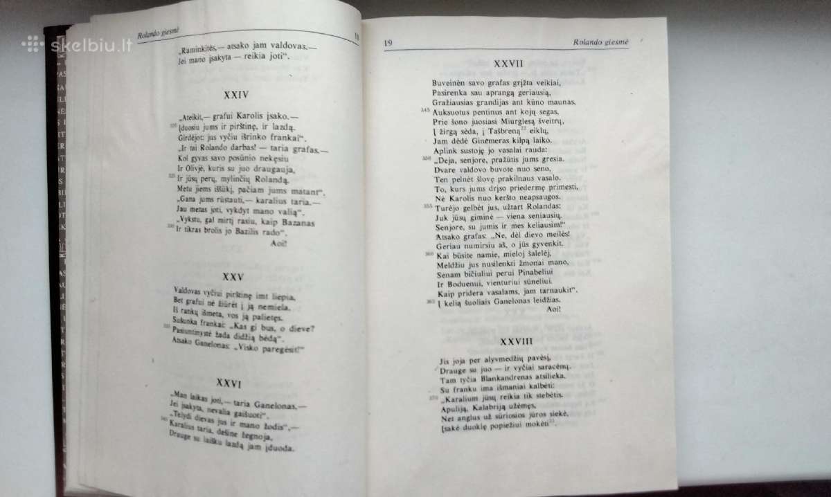 Rolando giesmė. Nibelungų giesmė. 1988 m. leid. - nuotraukos Nr. 5