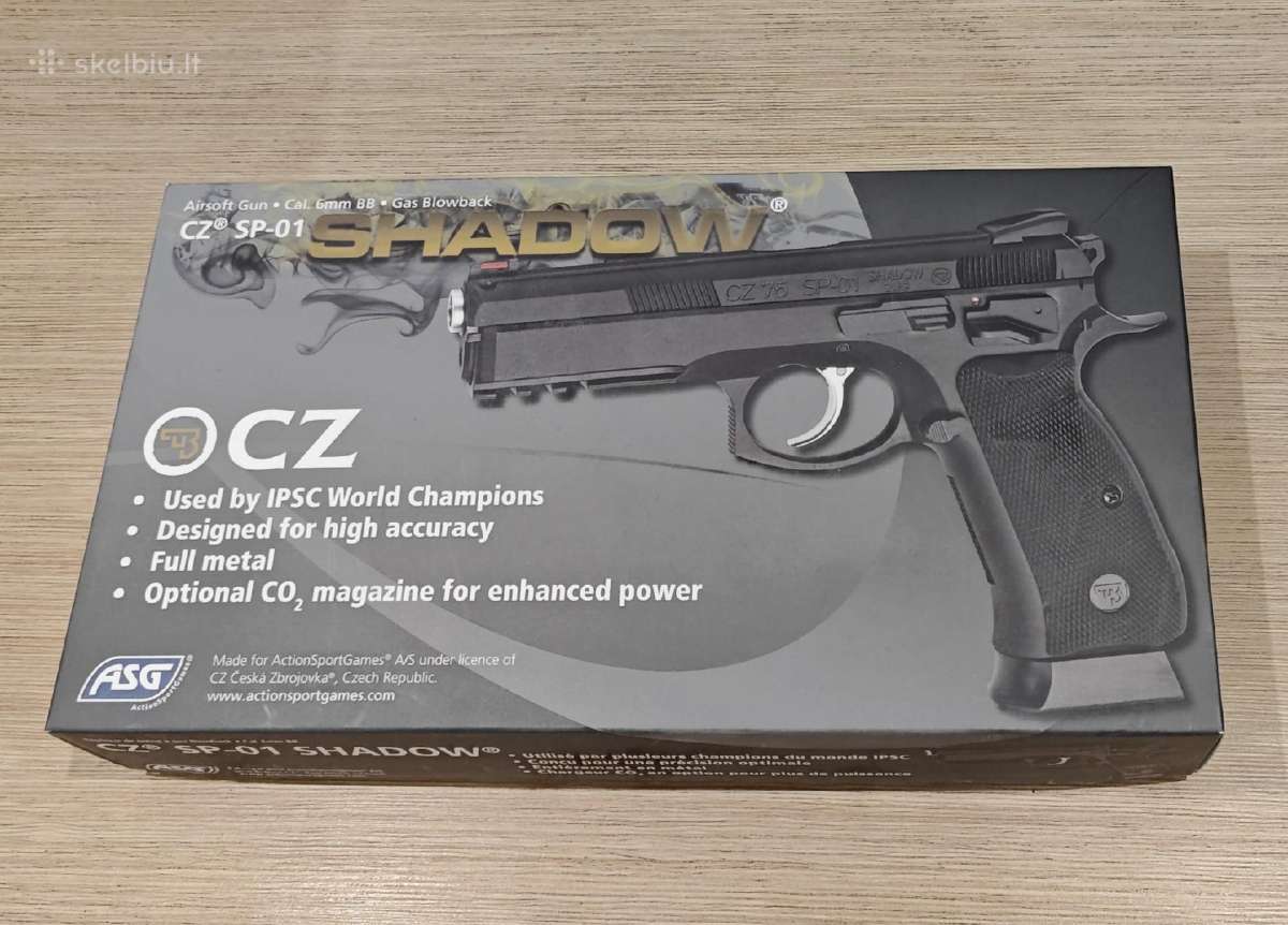 Airsoft pistol Cz 75 Sp-01 Asg Greengas