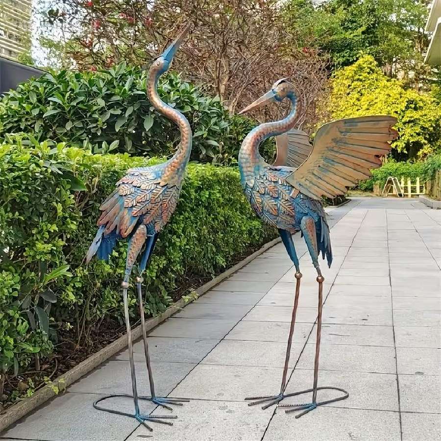 Kūrybinė Metaliniai paukščiu skulptūros ornamentai - nuotraukos Nr. 2