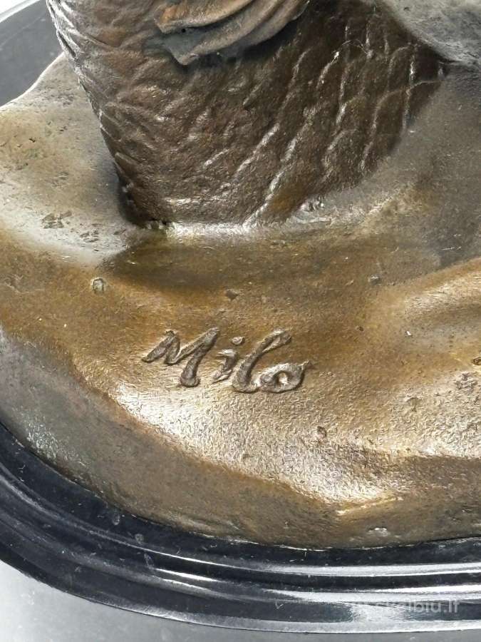 Bronzinė Undinė, su pasirašymu, 5,5 kg - nuotraukos Nr. 7