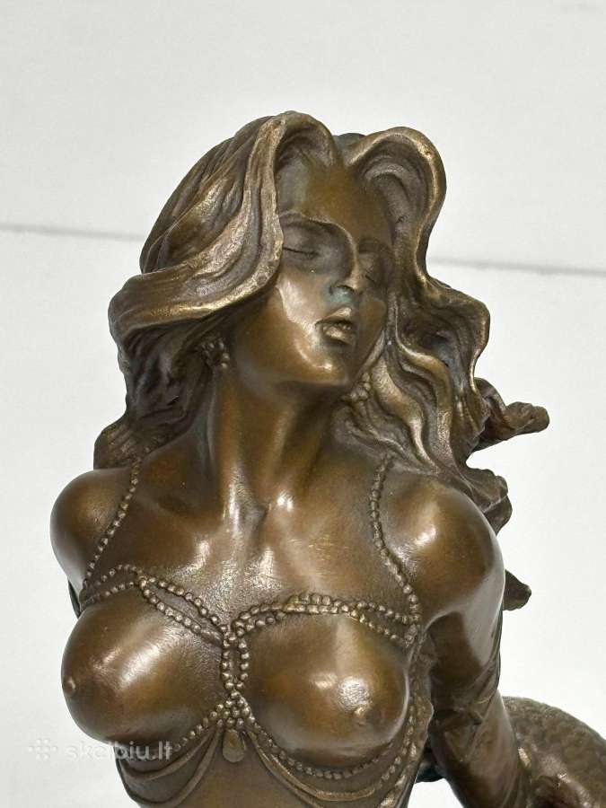 Bronzinė Undinė, su pasirašymu, 5,5 kg - nuotraukos Nr. 11