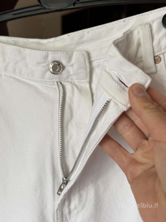 Bershka balti plėšyti džinsai 40/42 dydis - nuotraukos Nr. 7