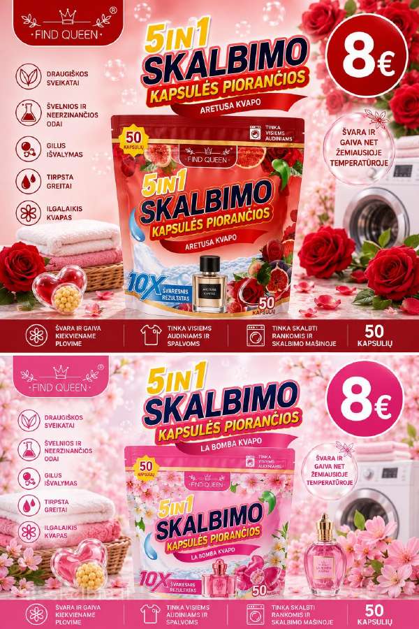 Skalbimo kapsulės - nuotraukos Nr. 2