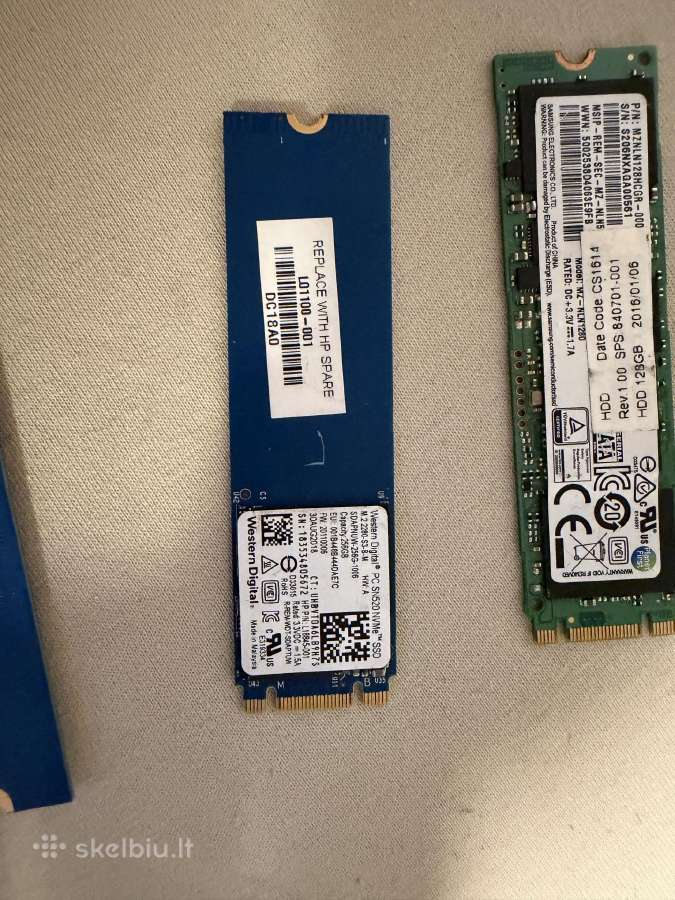 Ssnd 3x 256gb 1x 128gb - nuotraukos Nr. 5