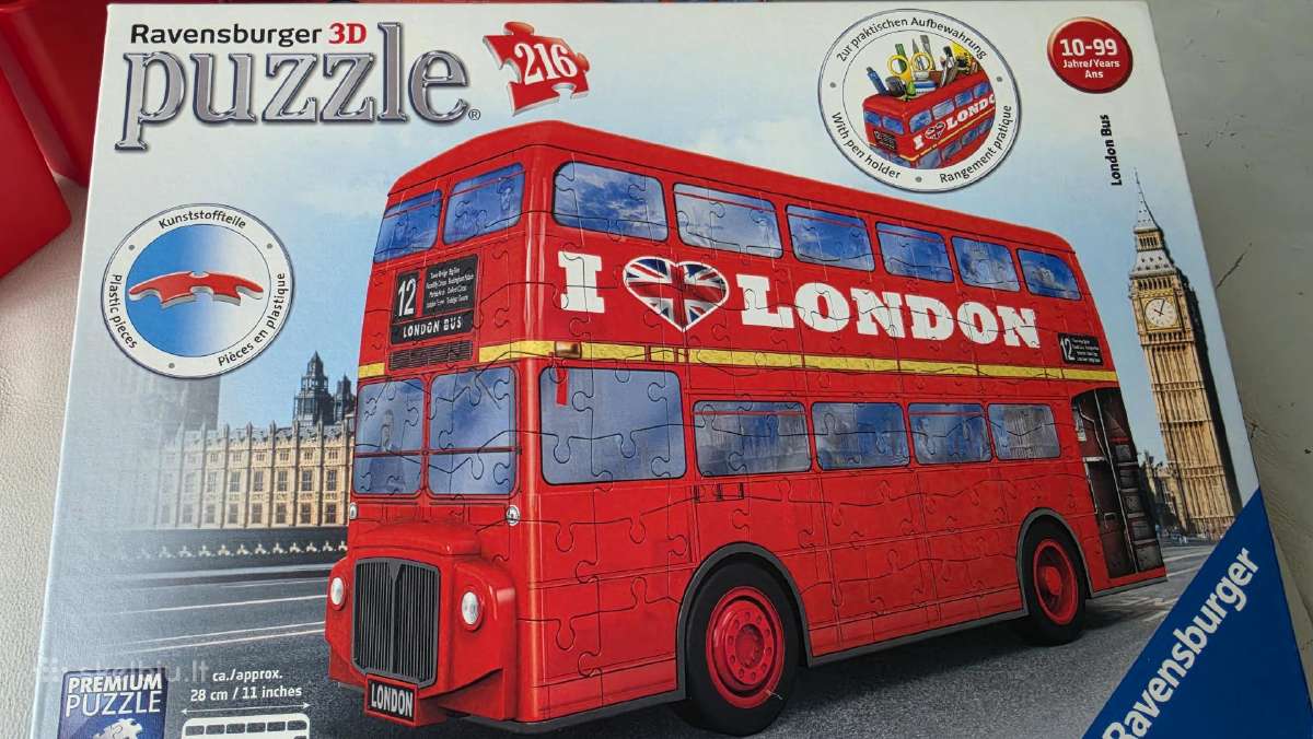 Delionė pieštukinė Londono autobusas - nuotraukos Nr. 6