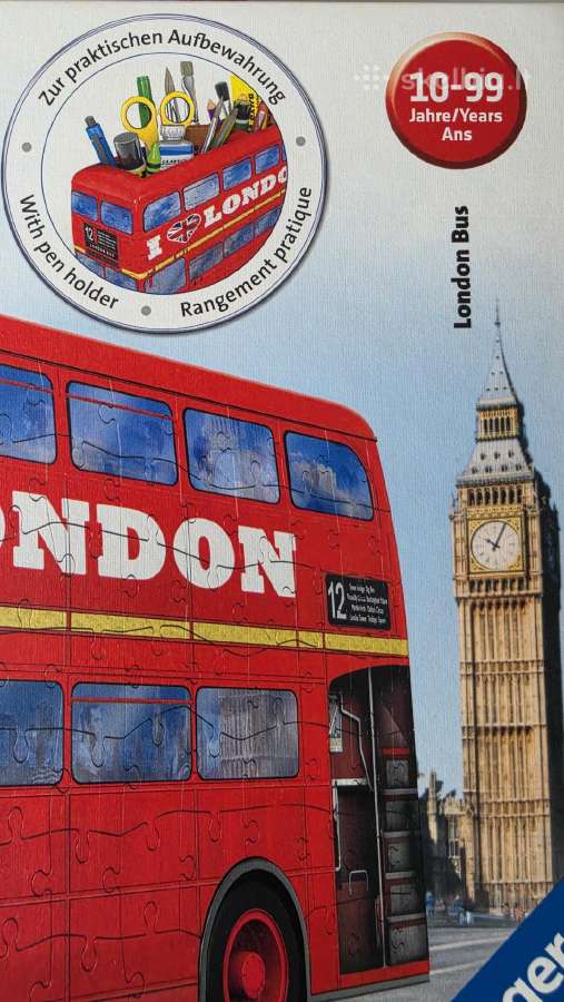 Delionė pieštukinė Londono autobusas - nuotraukos Nr. 7