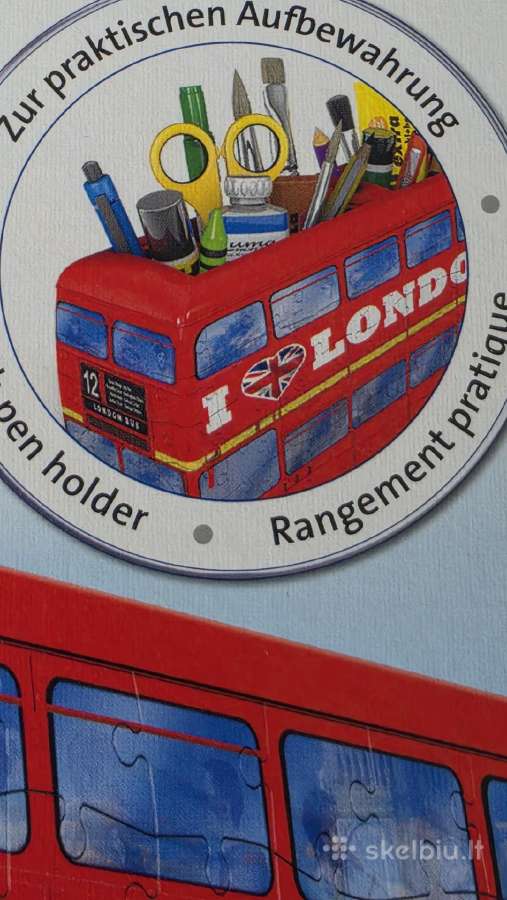 Delionė pieštukinė Londono autobusas - nuotraukos Nr. 8