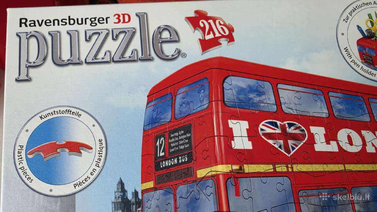 Delionė pieštukinė Londono autobusas - nuotraukos Nr. 10