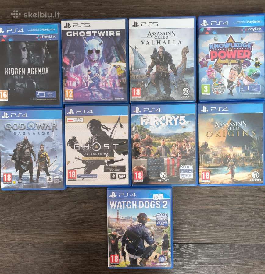 Sony Playstation Ps5 / Ps4 žaidimai
