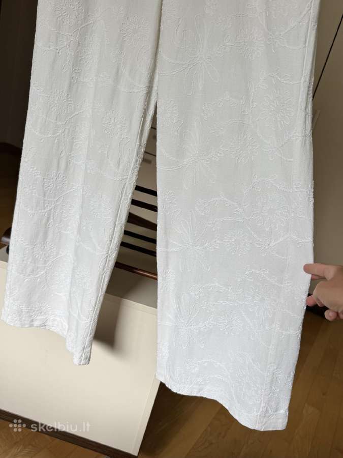 Stradivarius siuvinėtos kelnės 42 dydis - nuotraukos Nr. 7