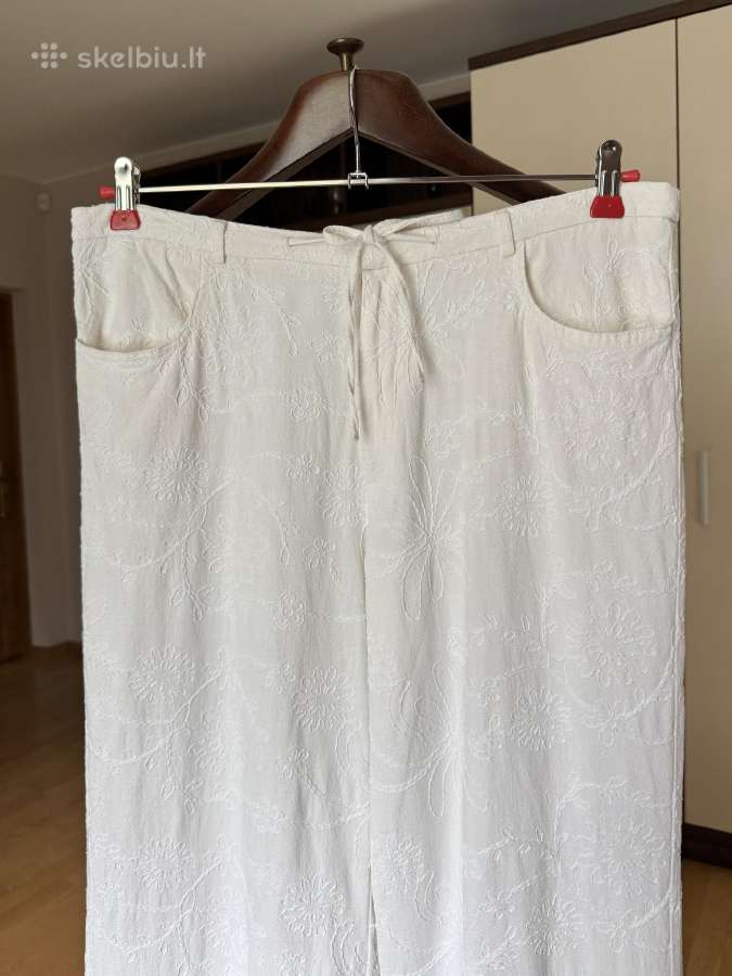 Stradivarius siuvinėtos kelnės 42 dydis - nuotraukos Nr. 8