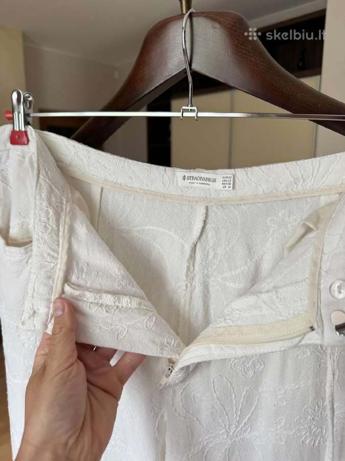 Stradivarius siuvinėtos kelnės 42 dydis - nuotraukos Nr. 16