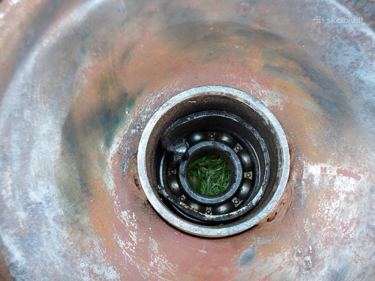 Ratukai tvirti metaliniai su guoliais dengti guma - nuotraukos Nr. 9