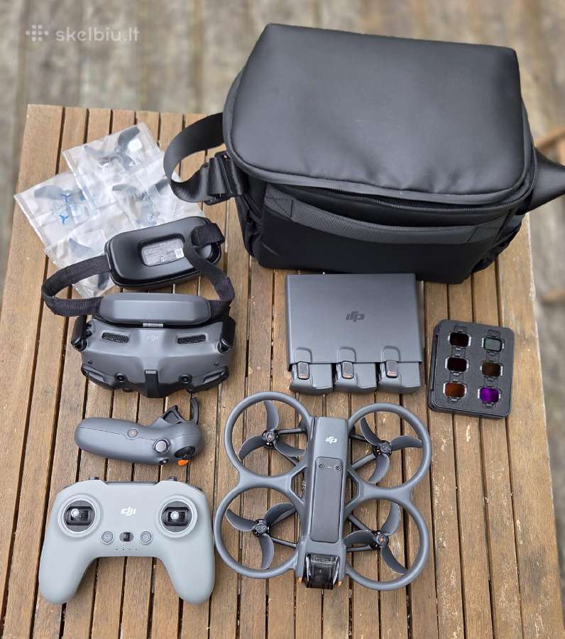 Dji Avata 2 Fly More Combo su garantija