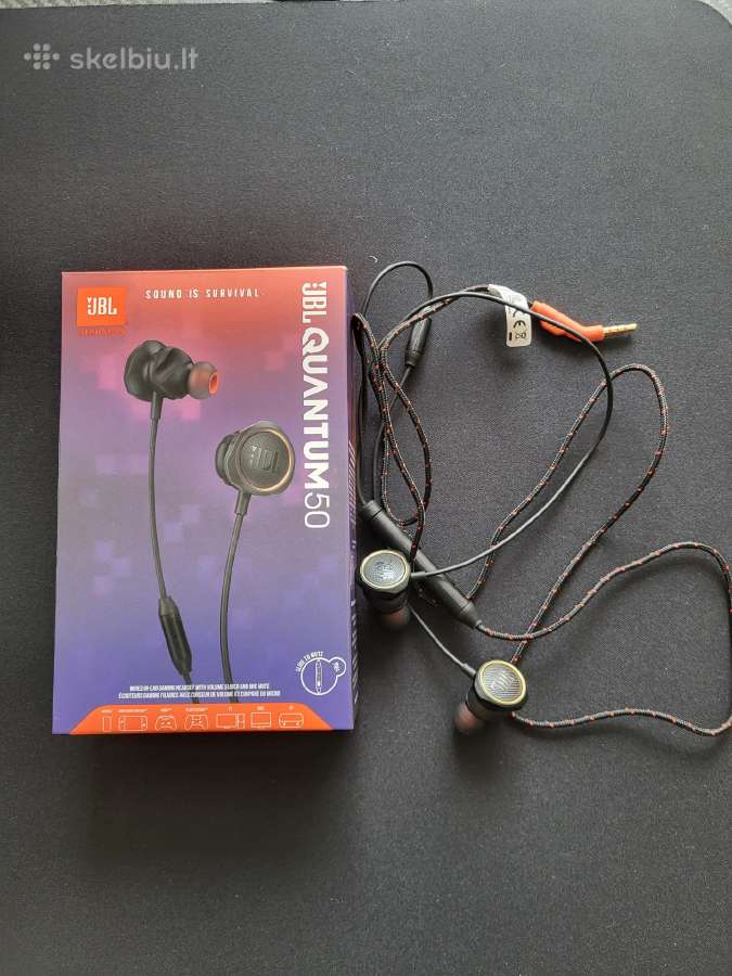 Laidinės žaidimų ausinės Jbl Quantum 50 (Naujos)