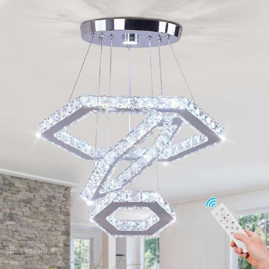 LED krištolinis šviestuvas