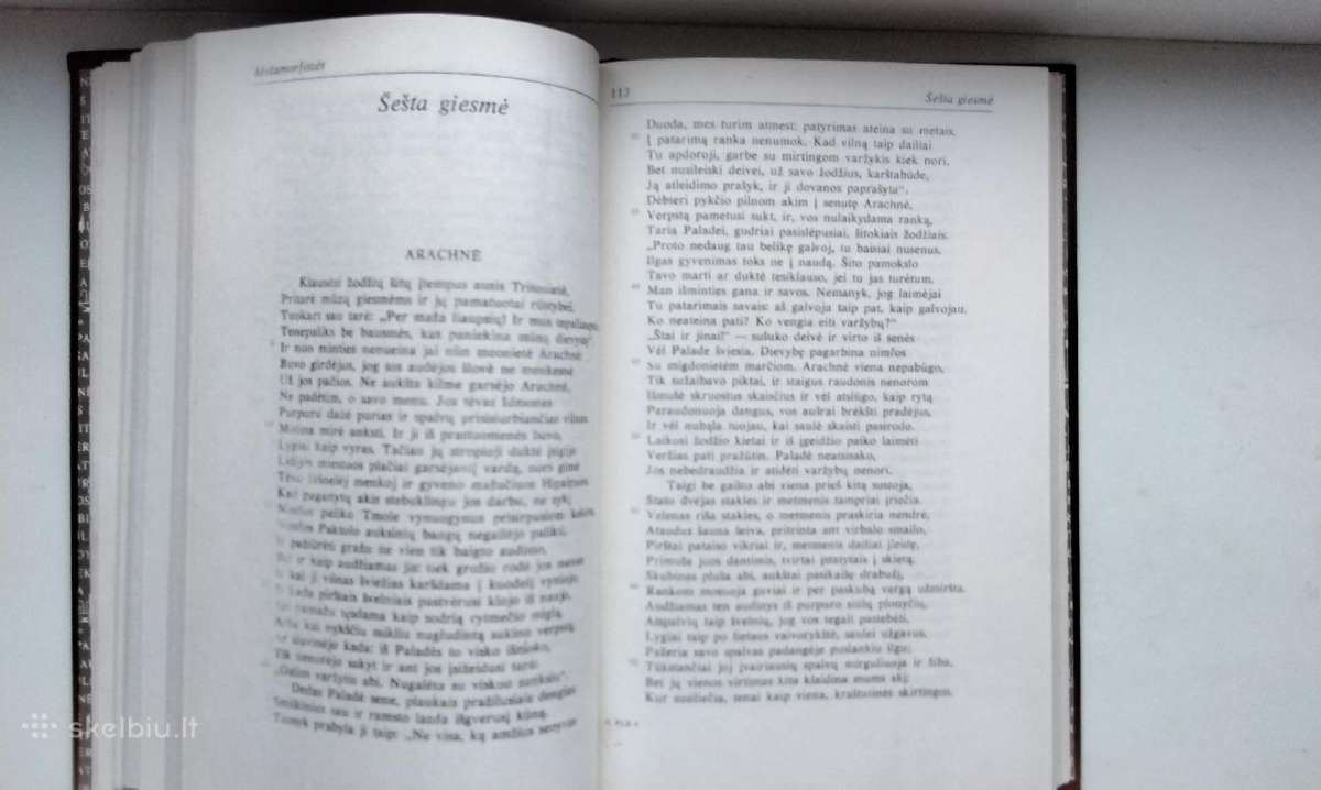 Ovidijus. Metamorfozės. 1990 m. leid. - nuotraukos Nr. 7