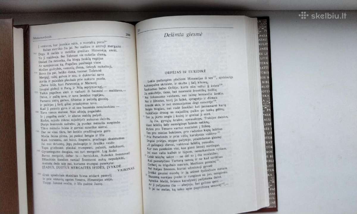 Ovidijus. Metamorfozės. 1990 m. leid. - nuotraukos Nr. 11
