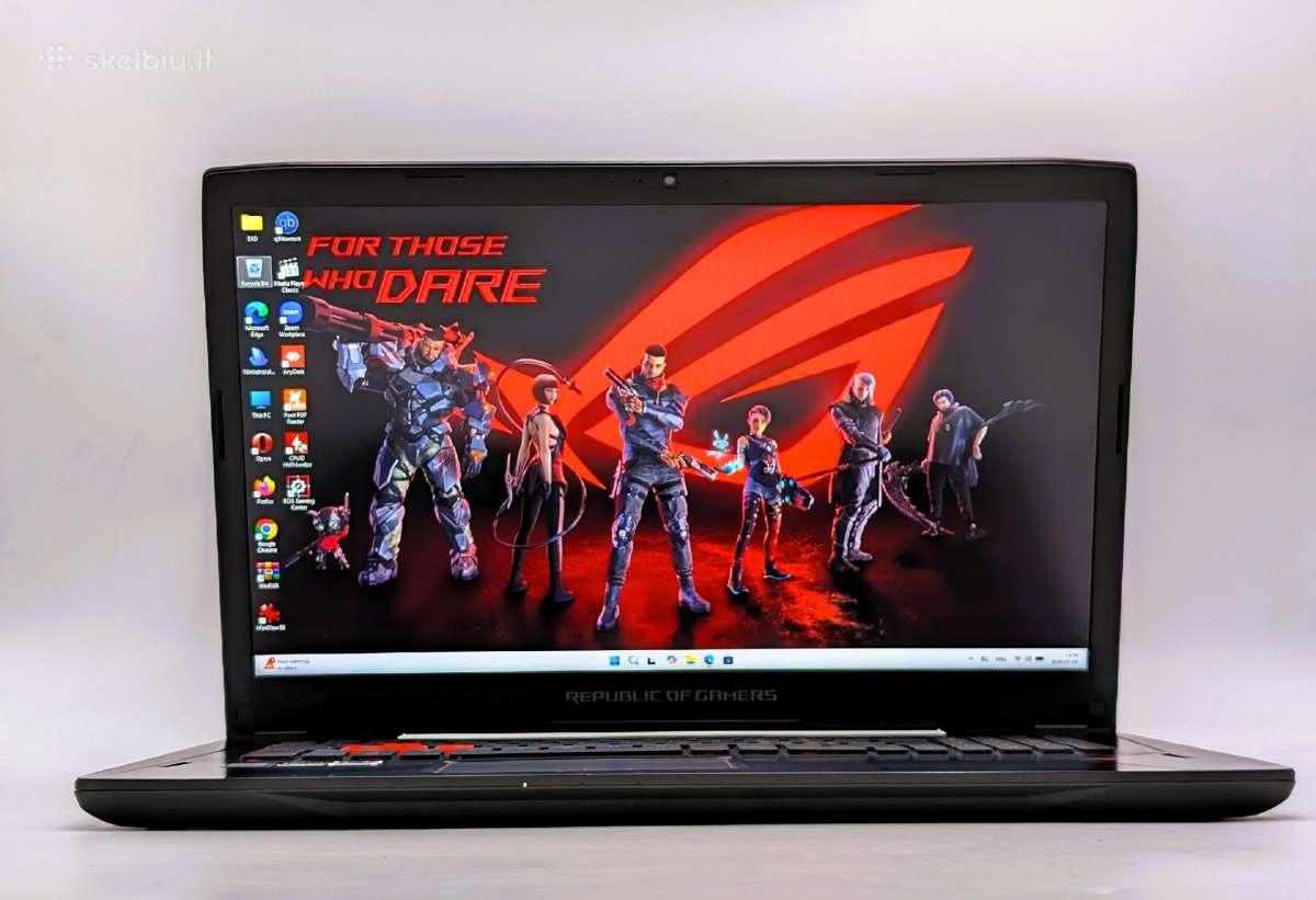 Asus Rog Gl702 i7-7700hq 480gb SSD Gtx1060 6gb 17