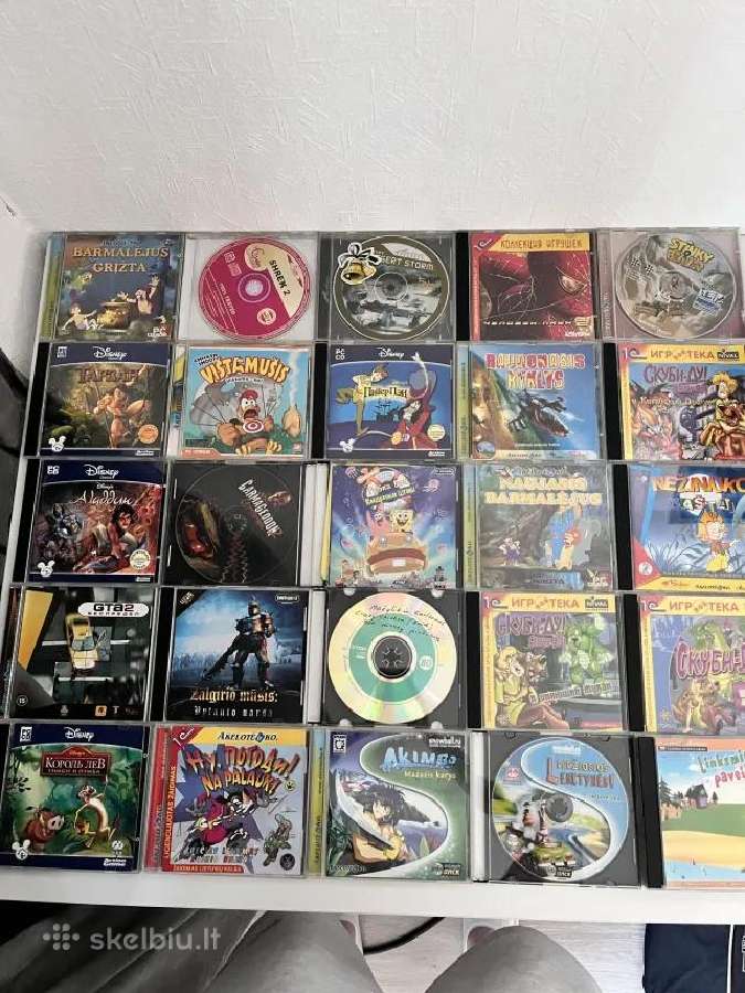 Didelė retro Pc žaidimų kolekcija / rinkinys